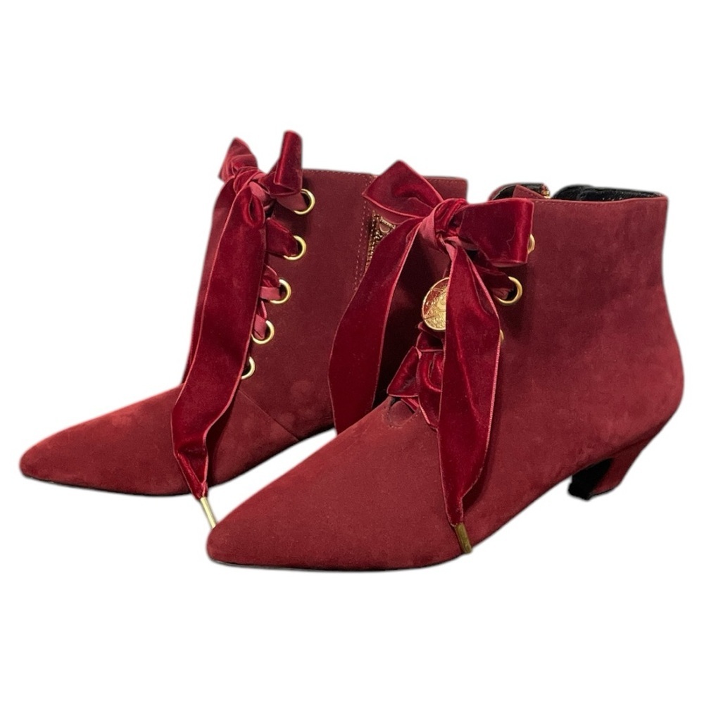Sailor Moon Crystal Velvet Lace-Up Ankle Boots - Picture 4 of 5